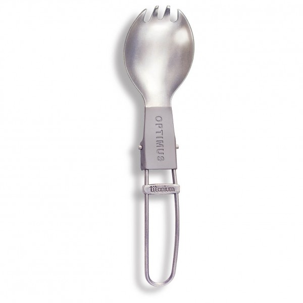 Optimus - Titanium faltbarer Spork grau/weiß