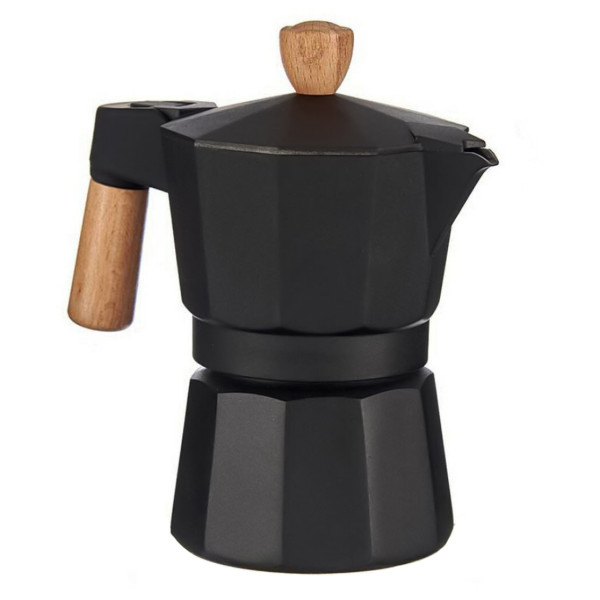 Origin Outdoors - Espresso Maker Bellanapoli - Kaffeepresse Gr 1 Tasse;6 Tassen aluminium /schwarz