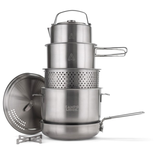 Campo Libre - Enzo 8 Pieces - Kochset grau