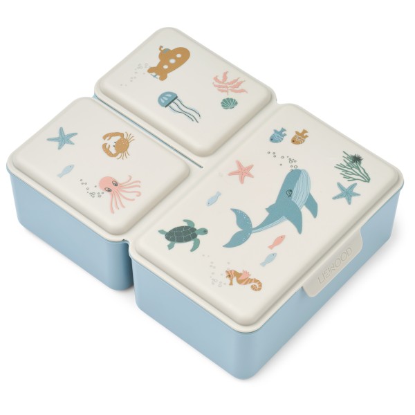 LIEWOOD - Kid's Driss Lunchbox - Essensaufbewahrung Gr 1,2 l weiß