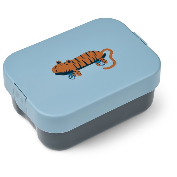 LIEWOOD - Kid's Kamil Lunchbox - Essensaufbewahrung Gr 7,8 x 19,7 x 14,1 cm blau