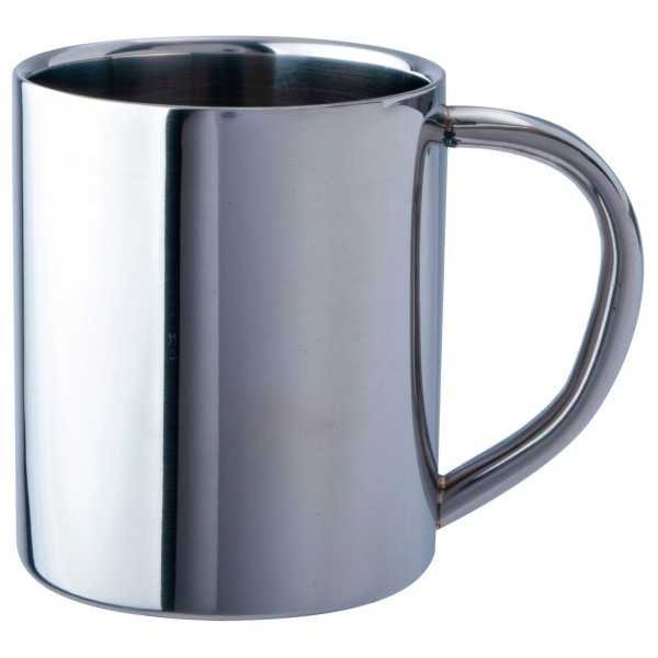 Basic Nature - Edelstahl Thermobecher DeLuxe Gr 0,4 l grau