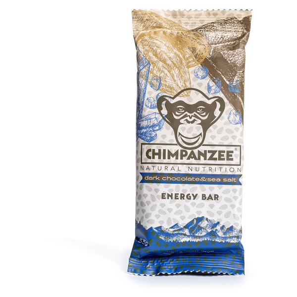 Chimpanzee - Chimpanzee Energy Bar Dark Chocolate & Sea Salt - Energieriegel Gr 55 g