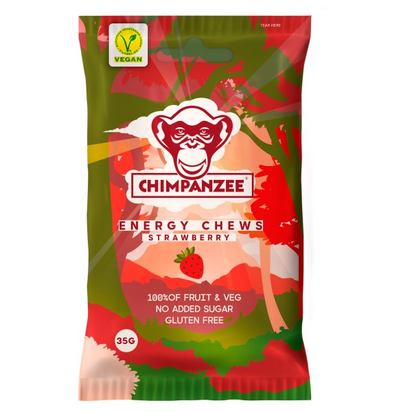 Chimpanzee - Energy Chews Strawberry Gr 35 g