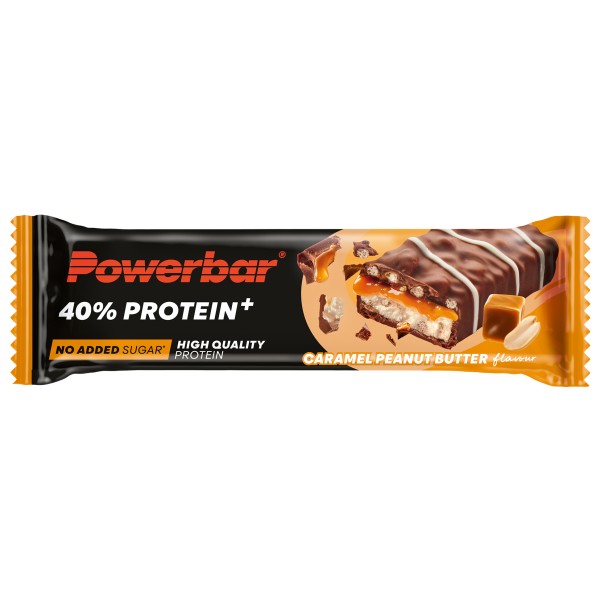 PowerBar - Protein 40% Crisp Low Sugar - Energieriegel Gr 40 g caramel / peanutbutter