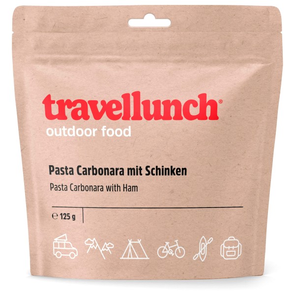 Travellunch - Nudeltopf 'Carbonara' mit Schinkenspeck Gr 250 g