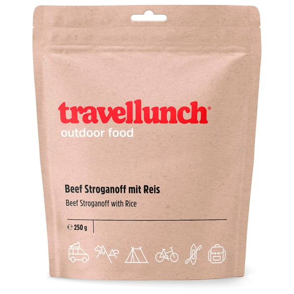 Travellunch - Beef Stroganoff mit Rindfleisch und Reis Gr 250 g
