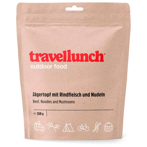 Travellunch - Jägertopf mit Rindfleisch und Nudeln Gr 250 g