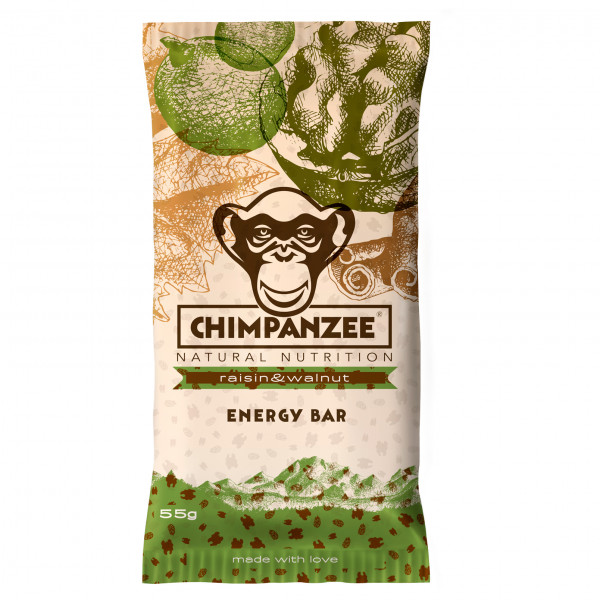 Chimpanzee - Energy Bar Rasin / Walnut - Energieriegel Gr 55 g