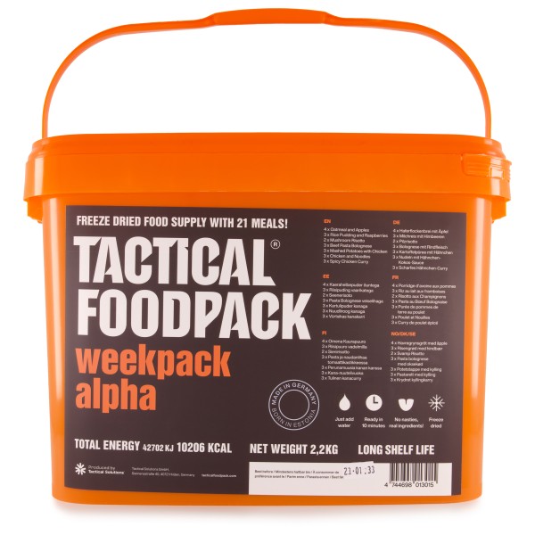 TACTICAL FOODPACK - Weekpack Alpha Gr 2100 g