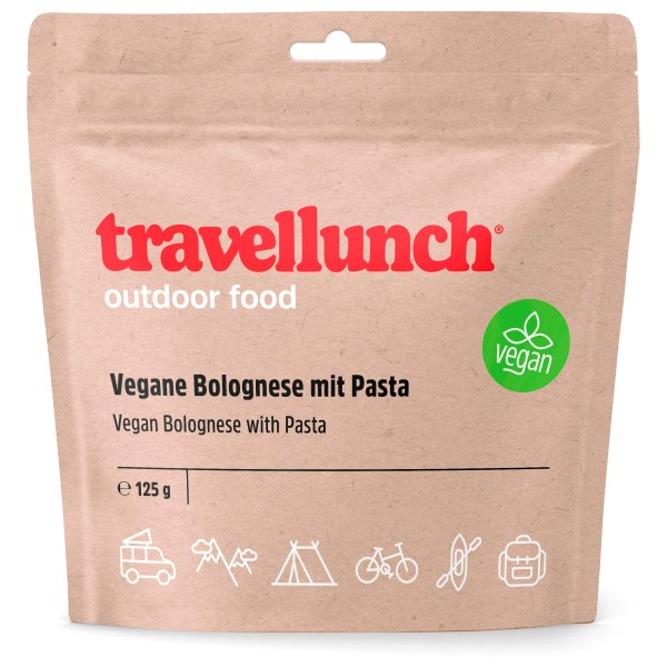 Travellunch - Veggie-Bolognese mit Pasta - Vegetarisch Gr 250 g