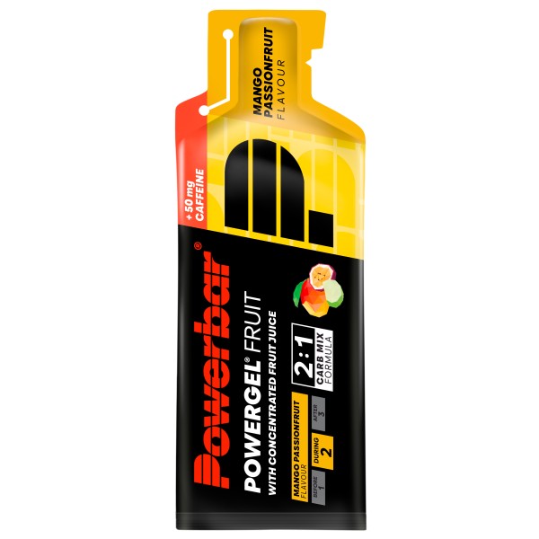 PowerBar - Powergel Fruit Mango-Passionfruit (mit Koffein) - Energiegel Gr 41 g mango-passionfruit