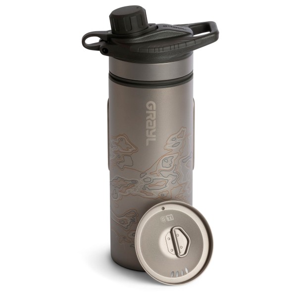 GRAYL - GeoPress Purifier Titanium Bottle - Wasserfilter Gr 710 ml grün