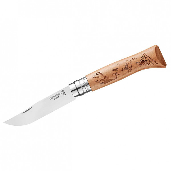 Opinel - Messer No 08 Gravure - Messer beige;weiß