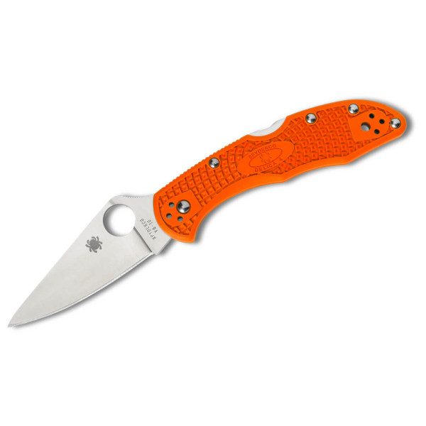 Spyderco - Delica 4 Lightweight Flat Ground - Messer grau