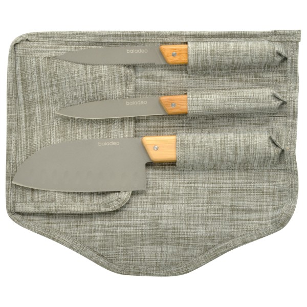 Baladéo - Messerset Stavanger - Messer Gr 3 Pieces grau/oliv