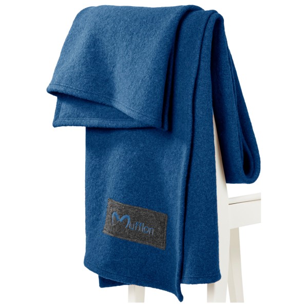 Mufflon - Plaid I - Decke Gr 200 x 140 cm blau