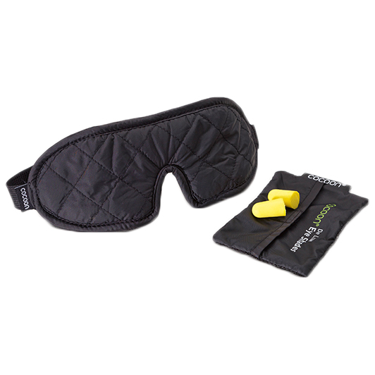 Cocoon - Eye Shades De Luxe Gr 10 x 8 x 1 cm schwarz/grau