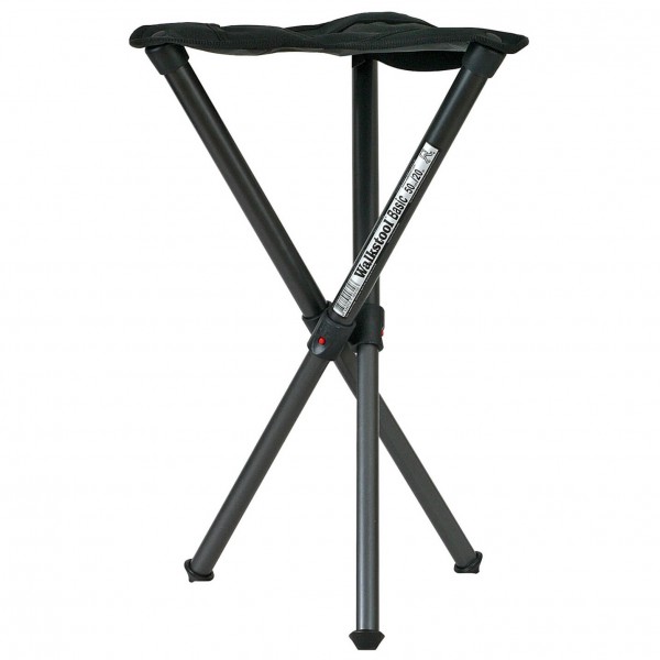 Walkstool - Dreibeinhocker Basic - Campingstuhl Gr Sitzhöhe 50 cm grau