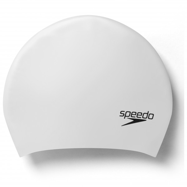 Speedo - Long Hair Cap - Badekappe schwarz/weiß
