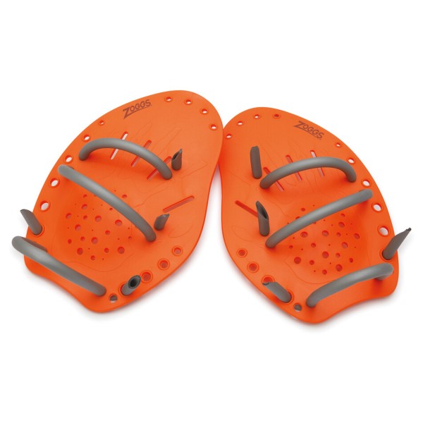 Zoggs - Matrix Hand Paddles - Schwimmhilfe Gr M orange/grau