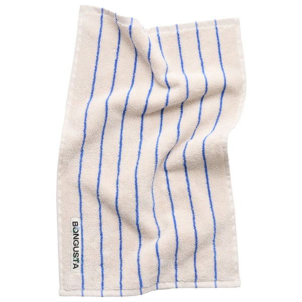 Bongusta - Naram Guest Towels - Badehandtuch Gr 30 x 50 cm moonbeam & ultramarine
