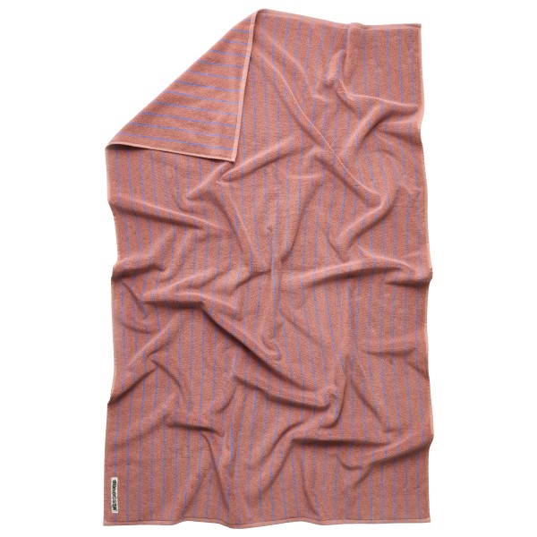 Bongusta - Naram Bath Sheet - Badehandtuch Gr 150 x 100 cm camel & ultramarine