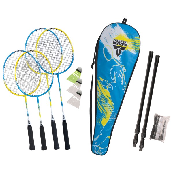 Talbot Torro - Badminton Set Family blau/gelb