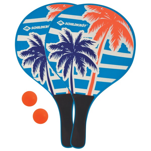 Schildkröt Fun Sports - Beach Paddle Ball Set Ocean - Strandspielzeug blau/rot