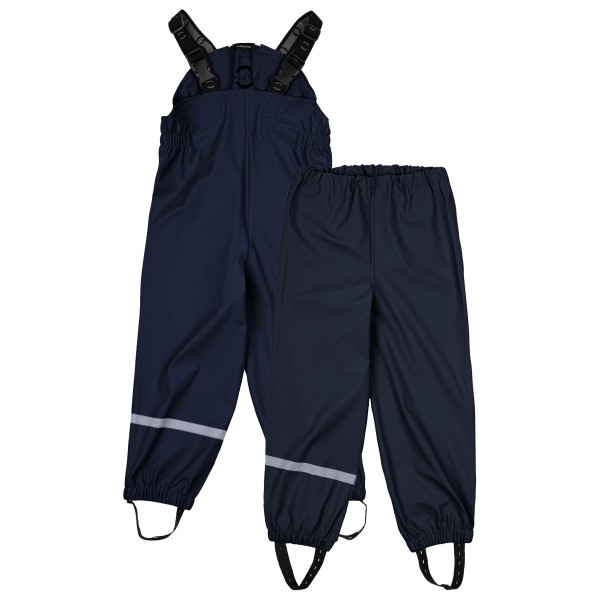 Mikk-Line - Kid's PU Rain Pant with Suspenders 104 - Regenhose Gr 104;116;122;128;80;86;92;98 blau;braun;gelb;oliv