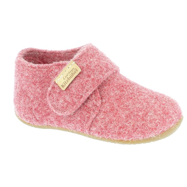 Living Kitzbühel - Babyklettschuh Filz - Hüttenschuhe Gr 23 rosa