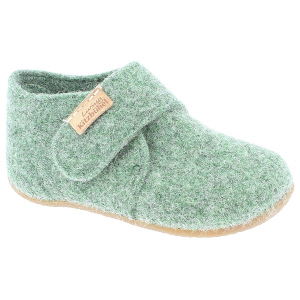 Living Kitzbühel - Babyklettschuh Filz - Hüttenschuhe Gr 18 grün