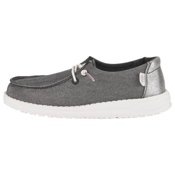 HeyDude - Kid's Wendy Metallic Sparkle - Sneaker Gr 32 grau