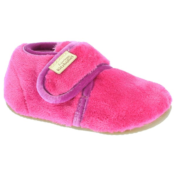 Living Kitzbühel - Baby's Klettschuh Samt Unifarben - Hüttenschuhe Gr 18;19;20 blau;grün;rosa