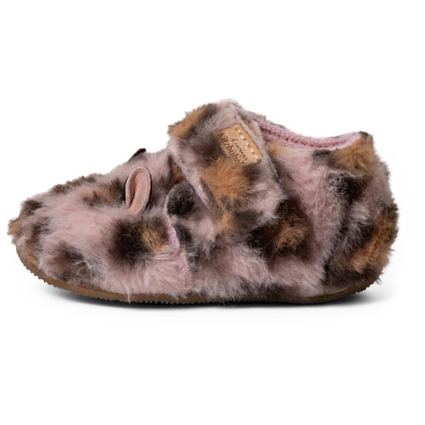 Living Kitzbühel - Kid's Lotte Leopard Klettschuh - Hausschuhe Gr 24 braun