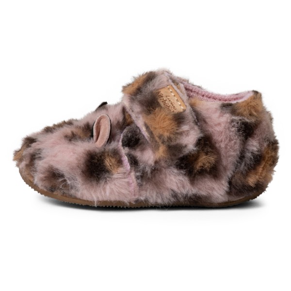 Living Kitzbühel - Kid's Lotte Leopard Klettschuh - Hausschuhe Gr 24;25;27 braun