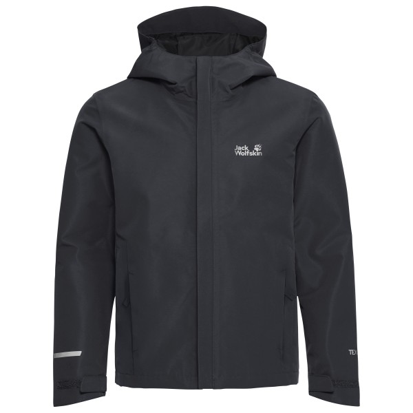 Jack Wolfskin - Kid's Haze 2L Jacket - Regenjacke Gr 176 schwarz/grau