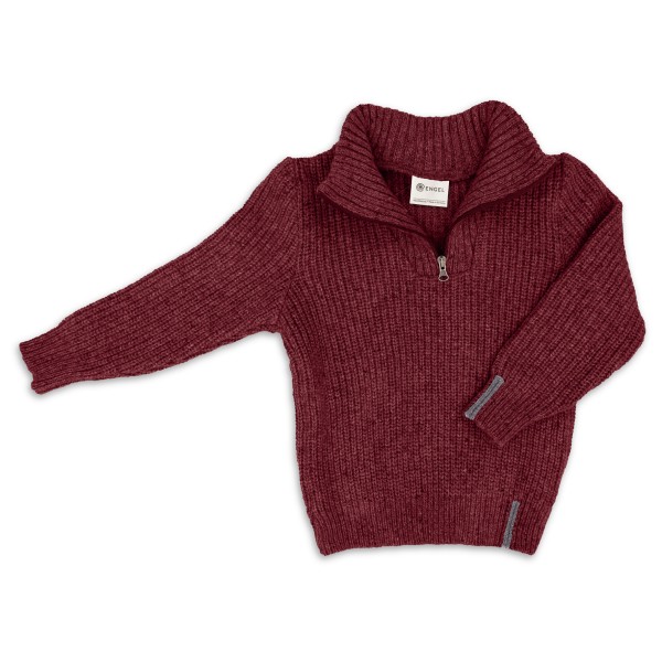 Engel - Kid's Troyer - Merinopullover Gr 104;116;128 blau;grau;rot