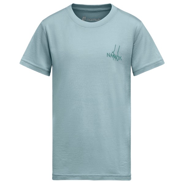Namuk - Kid's Dea Merino T-Shirt Helping Hands - Merinoshirt Gr 152/158 blau