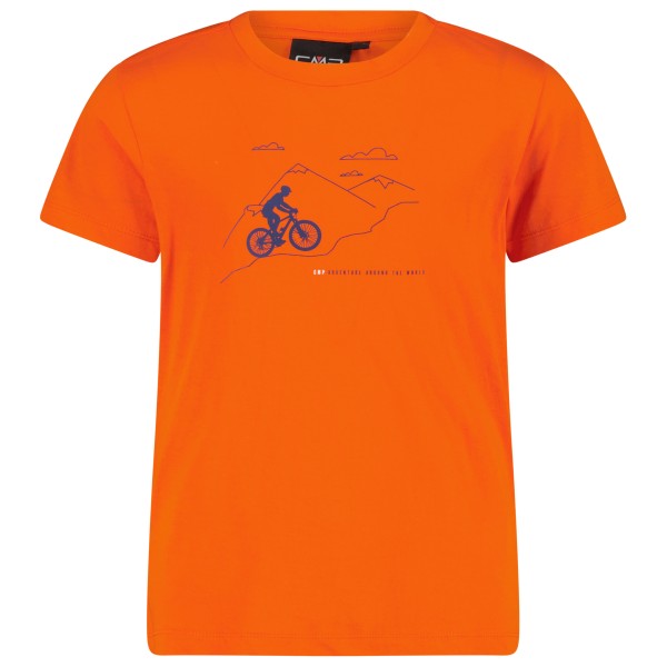 CMP - Kid's T-Shirt Print - T-Shirt Gr 176 orange