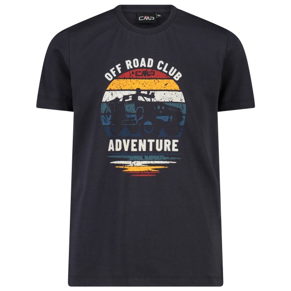 CMP - Kid's T-Shirt Print - T-Shirt Gr 116;128;140;152;164;176 blau;braun;grau;grün;orange;weiß