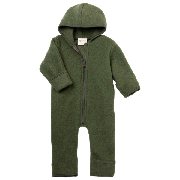 Engel - Baby-Overall mit Kapuze und Reißverschluss - Overall Gr 74/80 oliv