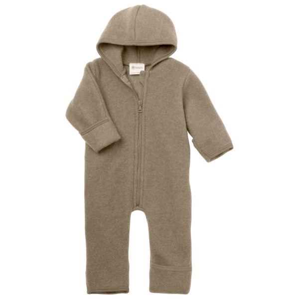 Engel - Baby-Overall mit Kapuze und Reißverschluss - Overall Gr 74/80 beige
