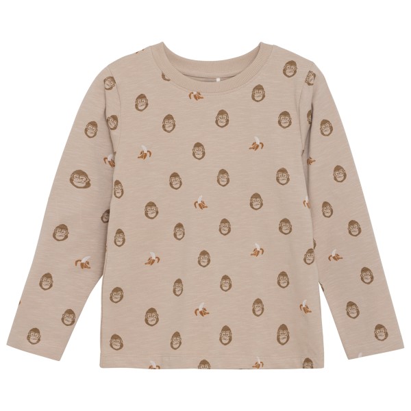 Minymo - Kid's T-Shirt L/S AOP No. 134004 - Longsleeve Gr 104 beige