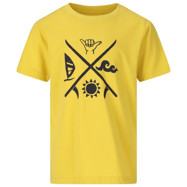 ZIG ZAG - Kid's Tommi S/S T-Shirt - T-Shirt Gr 104;110;116;128;140;152 blau/grau;gelb;weiß