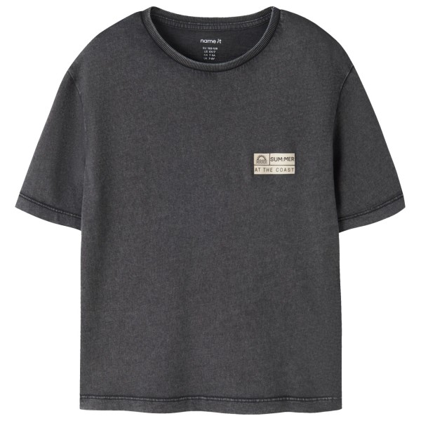 Name it - Kid's NKMFandel S/S NREG Top - T-Shirt Gr 104 grau