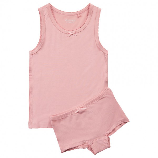 Minymo - Kid's Underwear Set Bamboo - Alltagsunterwäsche Gr 86 rosa