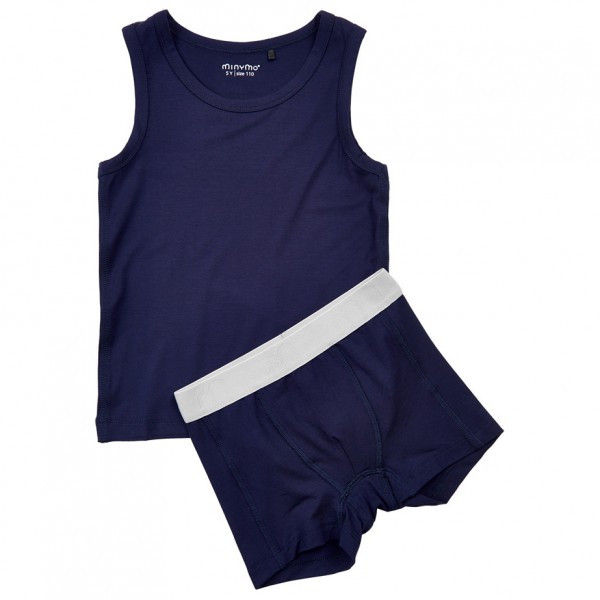 Minymo - Kid's Underwear Set Bamboo - Alltagsunterwäsche Gr 86;92 rosa;weiß