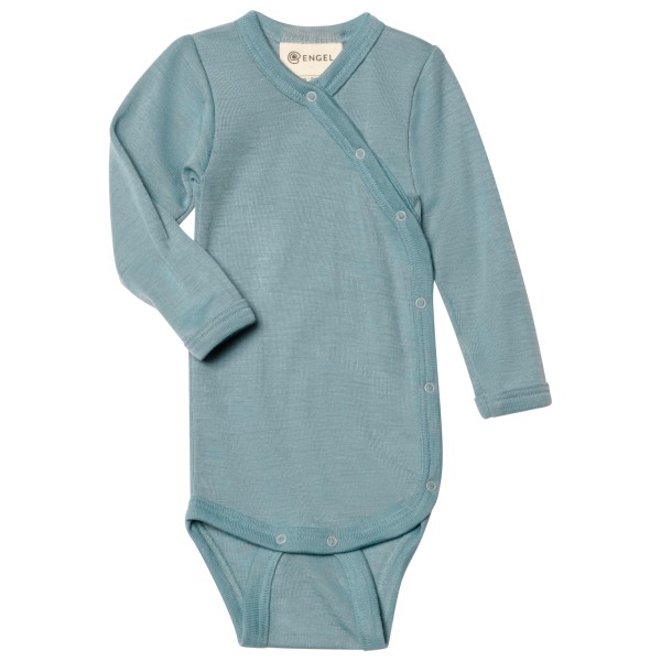 Engel - Kid's Wickelbody L/S - Merinounterwäsche Gr 50/56 türkis