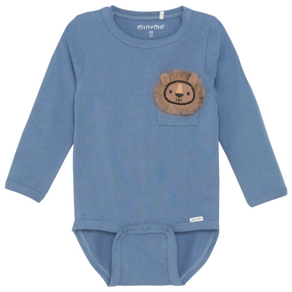 Minymo - Kid's Body L/S - Alltagsunterwäsche Gr 62;68 beige;blau